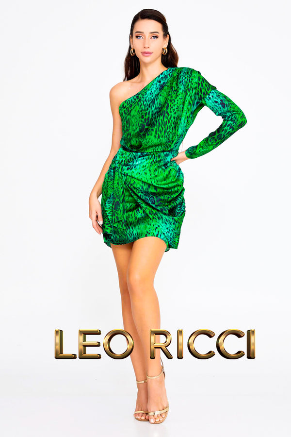 Green Sexy Formal Mini Cocktail Dress